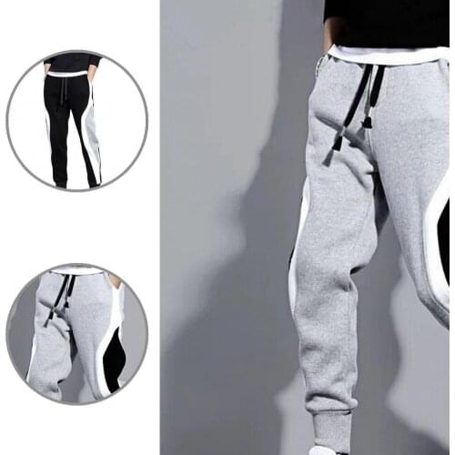 Quick Dry Great Contrast Colors Sports Pants Warm Autumn Pants Loose for Outdoor