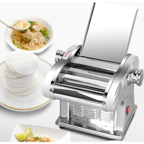 Stainless steel household electric pasta pressing machine Ganmian mechanism commercial Electric Noodle Makers Machine for sell