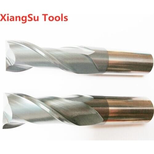 D14-D20mm 2Flutes Hrc45 Endmill CNC Milling Cutter Alloy Tungsten Steel Cnc Maching Milling Machine Tools For Steel