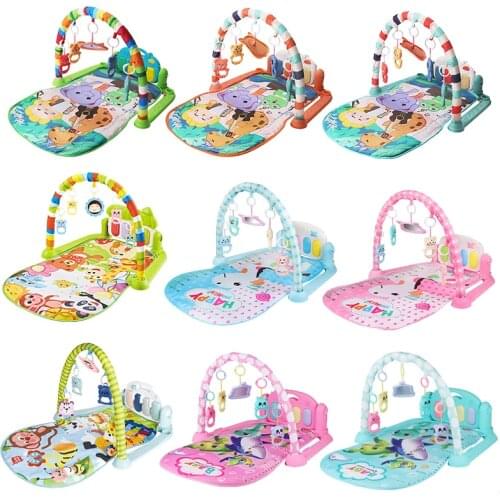 25 Styles Baby Music Rack Play Mat Puzzle Carpet With Piano Keyboard Kids Infant Playmat Gym Crawling Activity Rug Toys for 0-24
