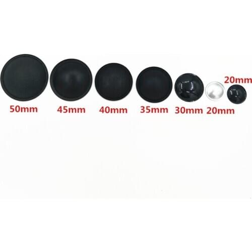 I KEY BUY 4pcs 20mm/30mm/38/40mm/45mm/50mm Audio Tweeter Speaker Dust Cap Woofer Loudspeaker Dome Paper PP Dust Cap Cone Cover