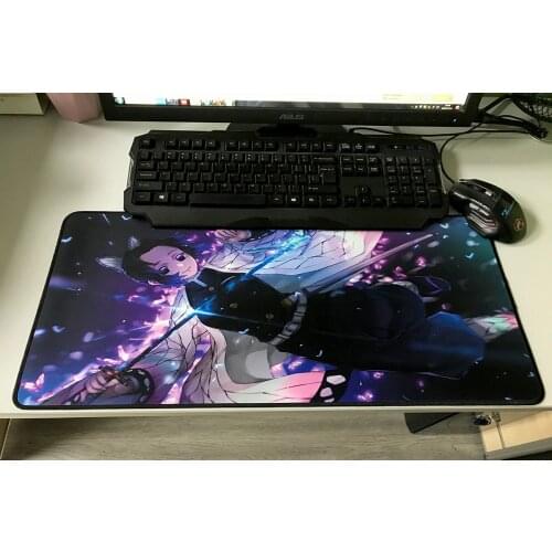Gaming Mouse Pad Table Mat Carpet Isaac Mouse Pad Company Demon Slayer Subway 2033 Desktop Dead End Dota2 Gamer Carpet Anime Mat