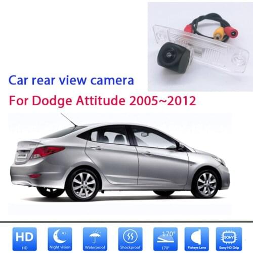 Car Rear View Camera For Dodge Attitude 2005 2006 2007 2008 2009 2010 2011 2012 CCD backup Reverse Camera license plate camera