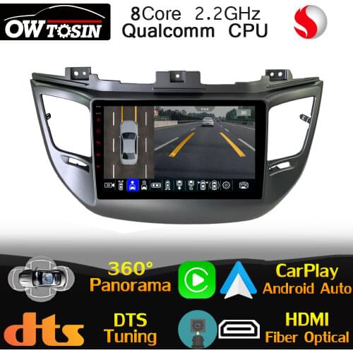 Qualcomm CPU For Hyundai Tucson 3 TL 2015-2018 Android Car Media GPS 360 Camera Radio 4G LTE HIFI Head Unit Optical HDMI Stereo