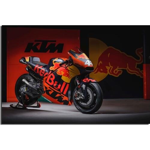 RC16 Race Bikes Posters DIY Framed Canvas Painting Wall Art for Room Decor