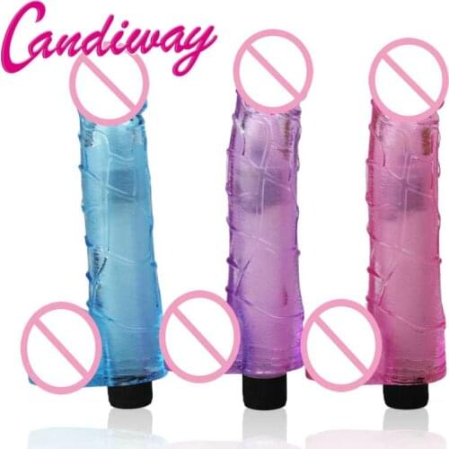 Realistic Dildo Vibrator discreet play Sex Toys for Woman Sex Machine Magic Wand Vibrating Adult sex toy for Woman