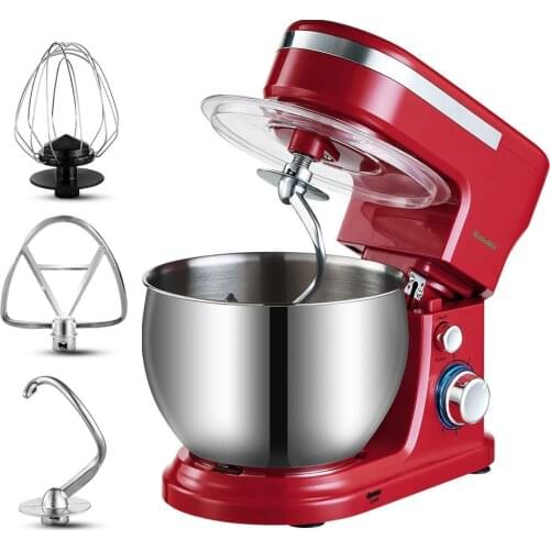 Stand Mixer,Kitchen-Robot,Kneading/Mixing-Machine,Blender,5L,1000W,6speed,Stainless Steel,Bowl,Cream,Egg,Cake