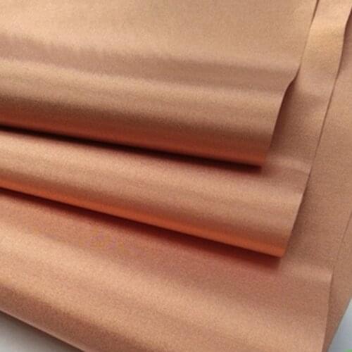 Anti Radiation Gold RFID Shielding Fabric Electromagnetic Cloth Anti-static Radiation For Linings 1.1M*1M*0.06mm