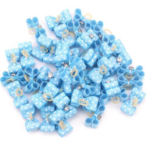 Traumdeutung Dogs Bows christmas Accessories Hair Clips Grooming Yorkshire Pets Hair Bows Table Supplies akcesoria dla psa