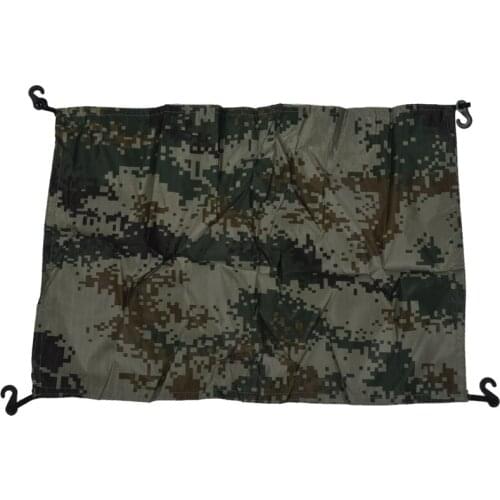 Outdoor Camouflage Tent Beach Tent Camping Tent for 1 Person Single Layer Polyester Fabric Waterproof Tents Carry Bag