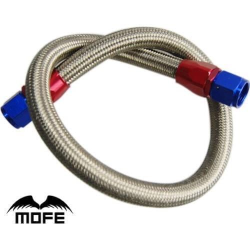 HIGH QUALITY Length: 100CM Dia: 10mm Braided Stainless Steel Oil Cooler Hose Pipe Line