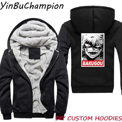 YIN BU Mens Winter Hoodies