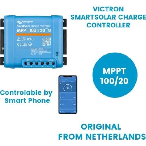 VICTRON SMART SOLAR (100/20) 20 AMPS MPPT SOLAR power BATTERY CHARGER CONTROL DEVICE