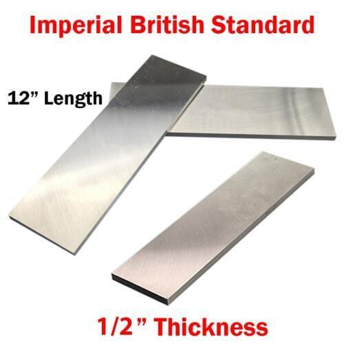 1/2*4*12" 1/2 Inch Thick Imperial British Standard HSS Rectangle Boring Bar Fly Cutter Cutting Lathe Tool Bit