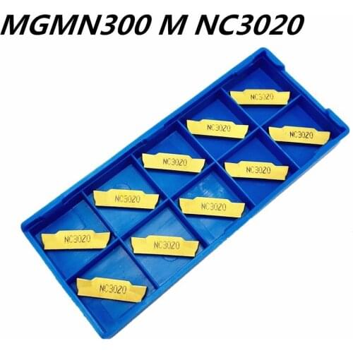 10PCS Slotted blade MGMN300M NC3020 NC3030 PC9030 high quality metal lathe tool CNC machine tool cutting tool carbide slot blade