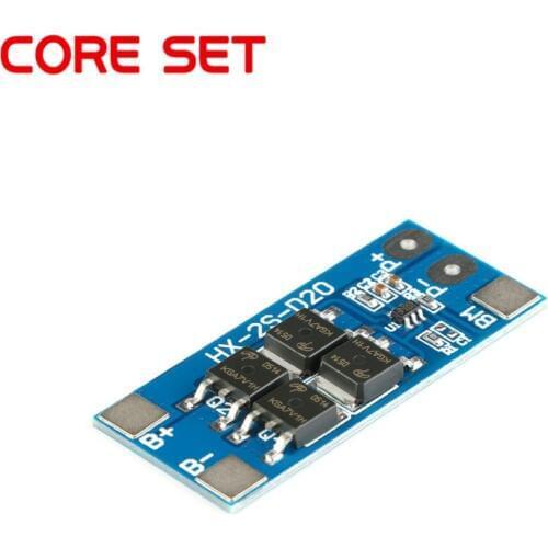 2S 7.4V 18650 Lithium li-ion Battery Protection Board 8.4 V Battery Protection Board 13A Working Current 20A Current-Limiting