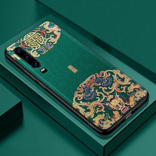3D Emboss Leather Case For Huawei P Smart Z Plus Y9S 2019 Coque Matte Cover Phone Case For Huawei Mate 10 Pro Honor 10 10i 8X