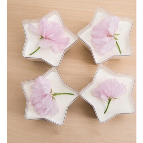 50pcs Transparent disposable pudding jelly ice cream dessert decor cup party wedding birthday favor cake thicken plastic cup