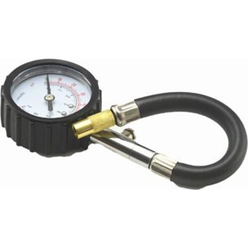 Car-stying Universal Car Air Tire Pressure Inflator Gauge Motorcycle Flexible Hose Pressure Gauge Dial Meter Vehicle Tester