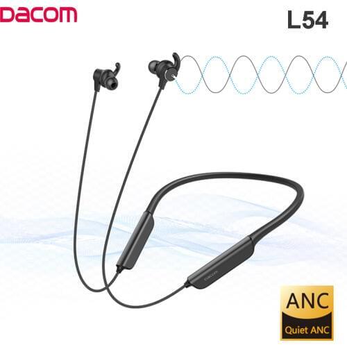 DACOM L54 ANC Wireless Bluetooth Earphone IPX7 Waterproof Active Noise Cancelling Headphone Neckband Sport Headset for phone