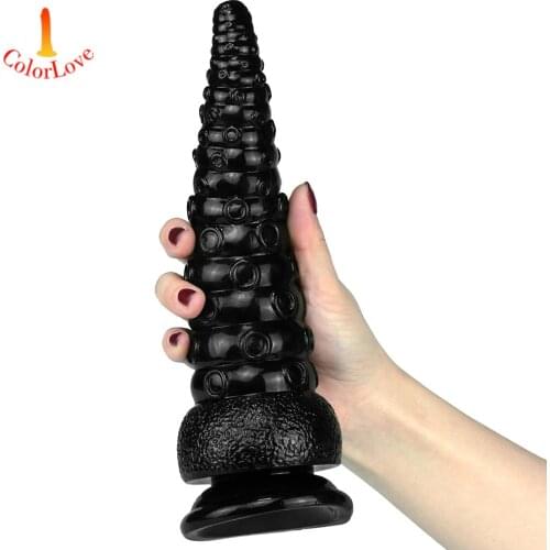 Large Dildo High Quality colorful Alien Animal Butt Anal Plug for Male Female Masturbation Sex Toys Store