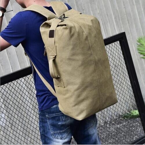 Large-capacity travel backpack Mens backpack Outdoor travel sports bag Canvas shoulder bag male women travel bags duffle bag