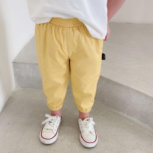 Vintage Spring Summer Thin Casual Pants Boys Kids Trousers Children Clothing Teenagers Formal Outdoor Elastic Waist High Quality