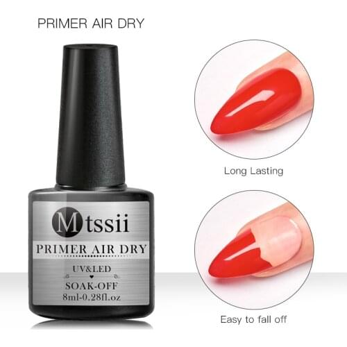 8 Ml Fast Air Dry Primer Uv Led Gel Base Primer No Need Of Uv/led Lamp Soak Off Gel Nail Polish For Nail Art Design Lacquer