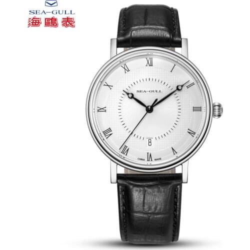 2020 Seagull Mens Watch Fashion Business Automatic Mechanical Watch Sapphire Waterproof Belt Couple Style Watch 819.11.6022