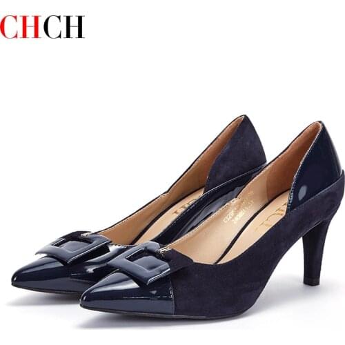 Кожаные туфли-лодочки Chch China At AliExpress