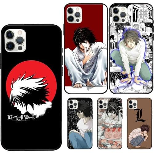 DEATH NOTE L Lawliet Case For Apple iPhone 11 12 Pro Max mini 6 7 8 Plus XR X XS MAX SE 2020 Soft Case Cover