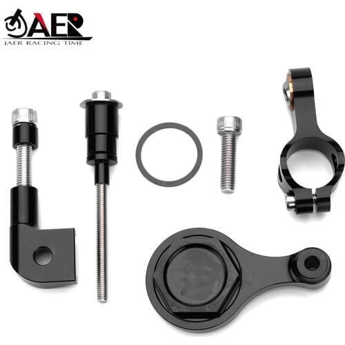 JAER For Yamaha YZF R6 YZF R1 2006-2015 Motorcycle Sport bike CNC Damper Bracket Steering Stabilize Mounting Holder Kit