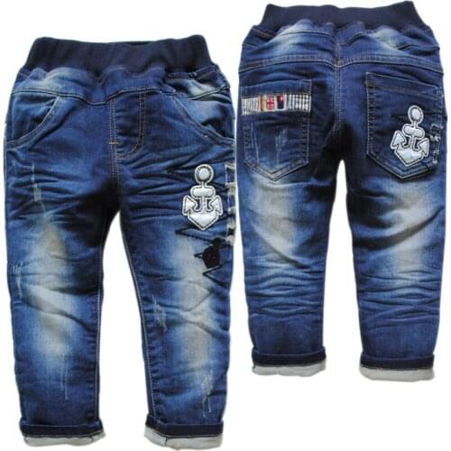 3801 navy blue kids baby jeans baby boys jeans pants soft denim spring autumn boy trousers new fashion