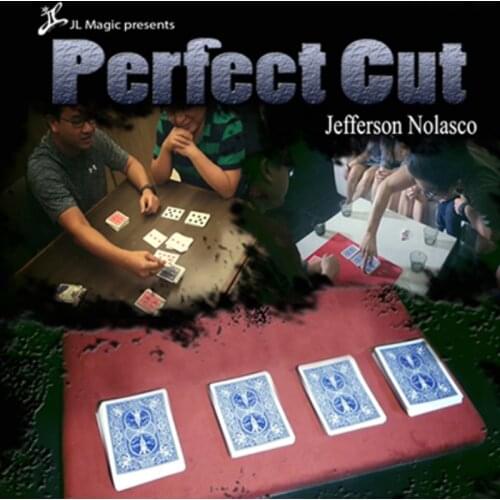 Perfect Cut Gimmick Deck By Jeff Nolasco Playing Card Magia Close Up Illusion Mentalism Magic Tricks Props Magie Prediction