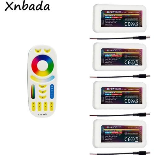 MiBoxer 2.4G RGB CCT Led Controller Milight RF RGBWW Touch Screen Remote Control For Led Strip Bulb Downlight