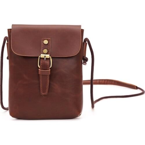 Fashion Small Handbag High Quality Shoulder Bags Women Simplicity Mobile Phone Bags New Thick Leather Female Girl Messenger Bag