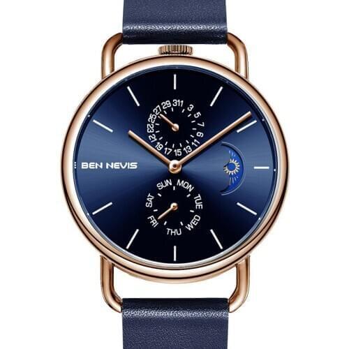 Ben Nevis brand popular quartz watch multi-function four needle fashion Sun Moon Star watch man