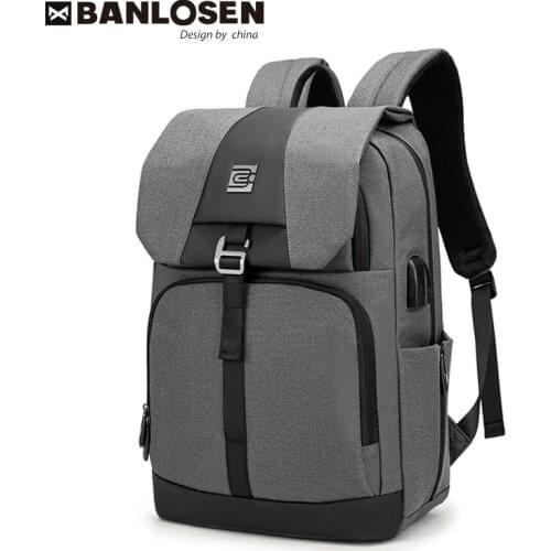 Men Waterproof 15.6"Laptop Backpack High Quality Male Travel Anti theft Zipper USB Charge Design 2021 Fashion School Bags
