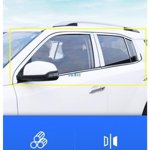New Stainless Steel Car Styling For Hyundai ix35 2018 2019 2020 2021 Window Pillar Frame Trim Exterior Auto Moldings Accessory
