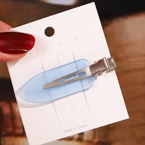 4PCS Professional Seamless Hairclip No Bend Crease Hairpin Makeup Clip Seamless Barrettes Salon Styling Fixed Accessories