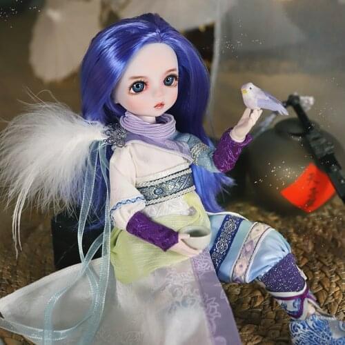 Dream Fairy 1/6 BJD Doll Full Set 28cm Ball Joint Dolls Including Clothes Shoes Headwear Cute Toy Dolls for Girls
