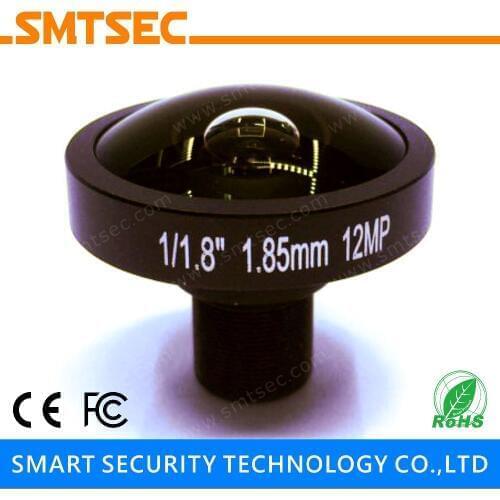 SMTSEC SL-RY185F20IR 1.85mm HD 12MP 1/1.8" F2.0 Fisheye Lens for Industrial CCTV Security Camera