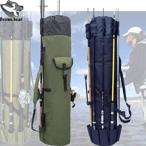 Nylon Outdoor bag Camping backpack Fishing Tackle Tools Storage Bag Fishing Portable MultifunctionFishing Bags Fishing Rod Bag