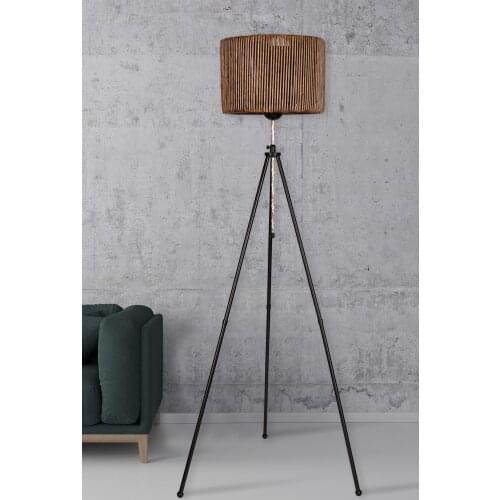 Saint Belisama Mira Floor Lamp Black Tumbled