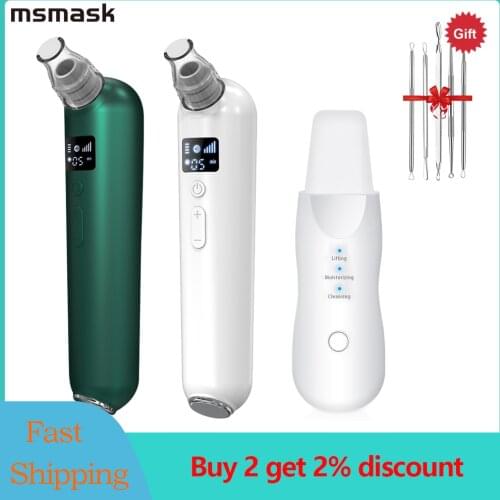 Blackhead Remover Vacuum Cleaner Strong Suction Electric Acne Pore Cleaner Skin Scrubber Face Cleansing Device Skin Care Tools