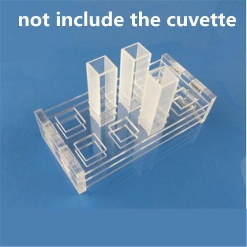High quality cuvette stand rack for 10mm quartz cuvette 10 holes