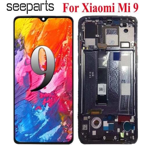 AMOLED LCD For Xiaomi Mi 9 LCD Display Touch Screen Digitizer Assembly Replacement Parts Display Mi9 For Xiaomi Mi9 LCD
