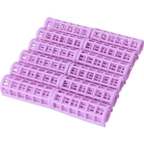 12PCS DIY Hair Salon Curlers Rollers Tool Soft Small Hairdressing Tools New
