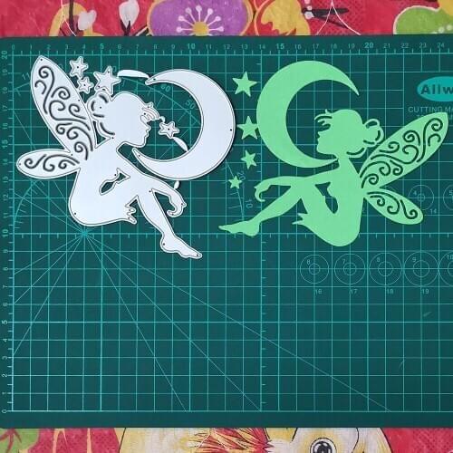 Angel /Moon /Stars Metal Cutting Dies For Stamps Scrapbooking Stencils DIY Paper Album Cards Decor Embossing 2020 New