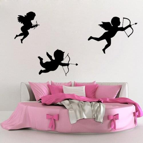 Cupid Home Decor for Kids Room Wall Stickers Room Decoration Bedroom Wall Stickers Waterproof Wallsticker Decor WL175